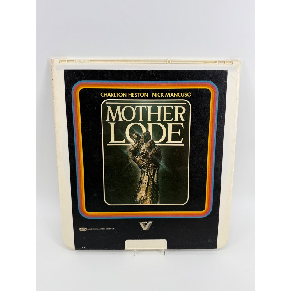Vestron‎ Video Mother Lode CED Movie Disc Charlton Heston Kim Basinger 1982 PG